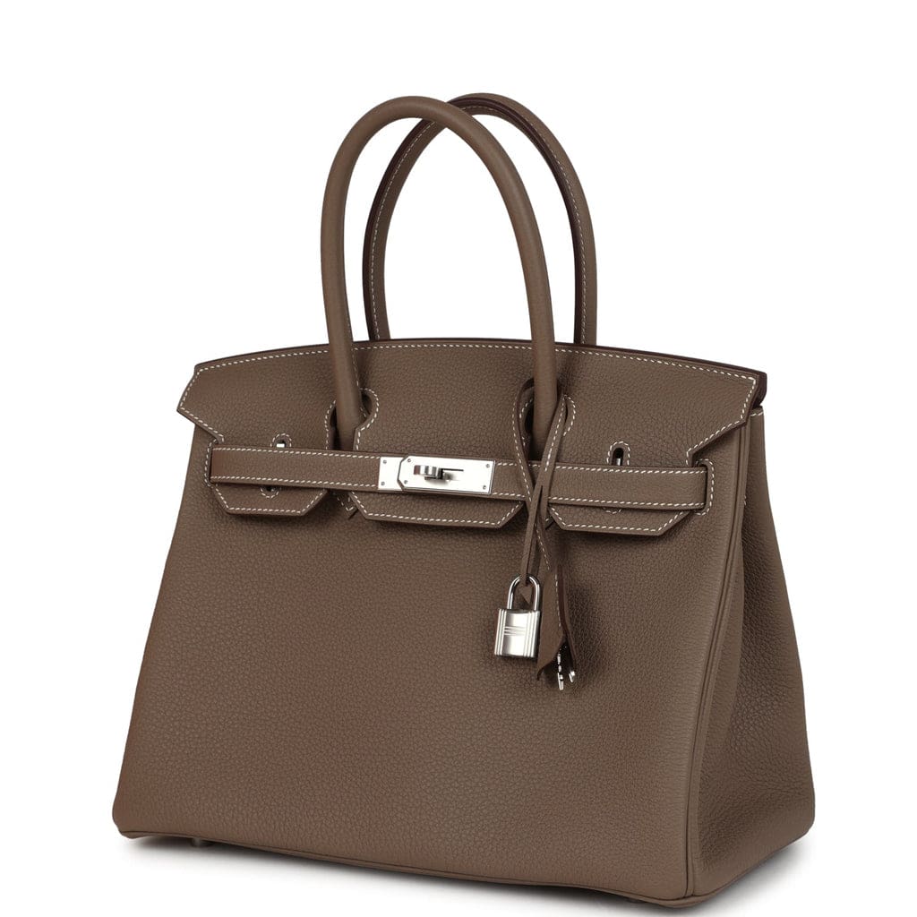 Hermès Birkin 30 Etoupe Togo Palladium Hardware