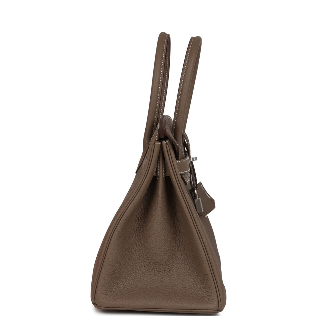 Hermès Birkin 30 Etoupe Togo Palladium Hardware