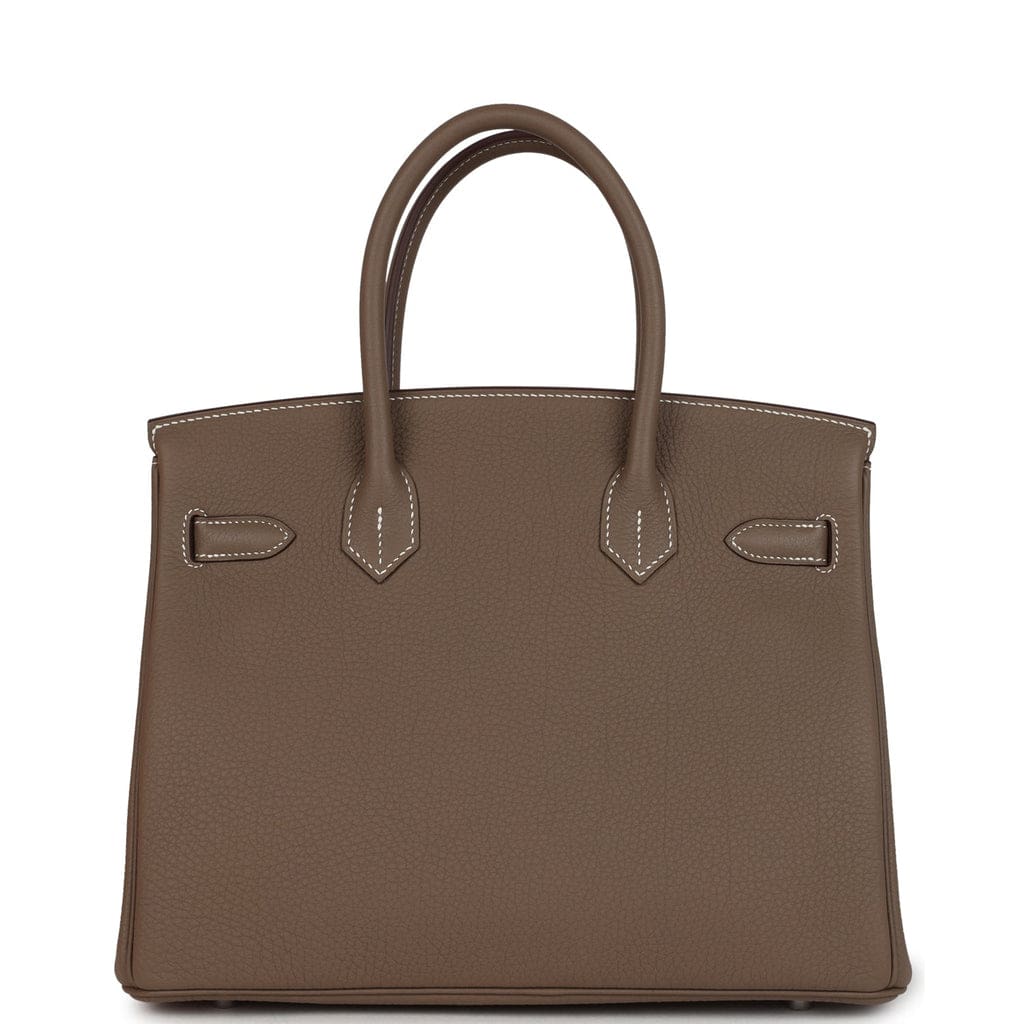 Hermès Birkin 30 Etoupe Togo Palladium Hardware