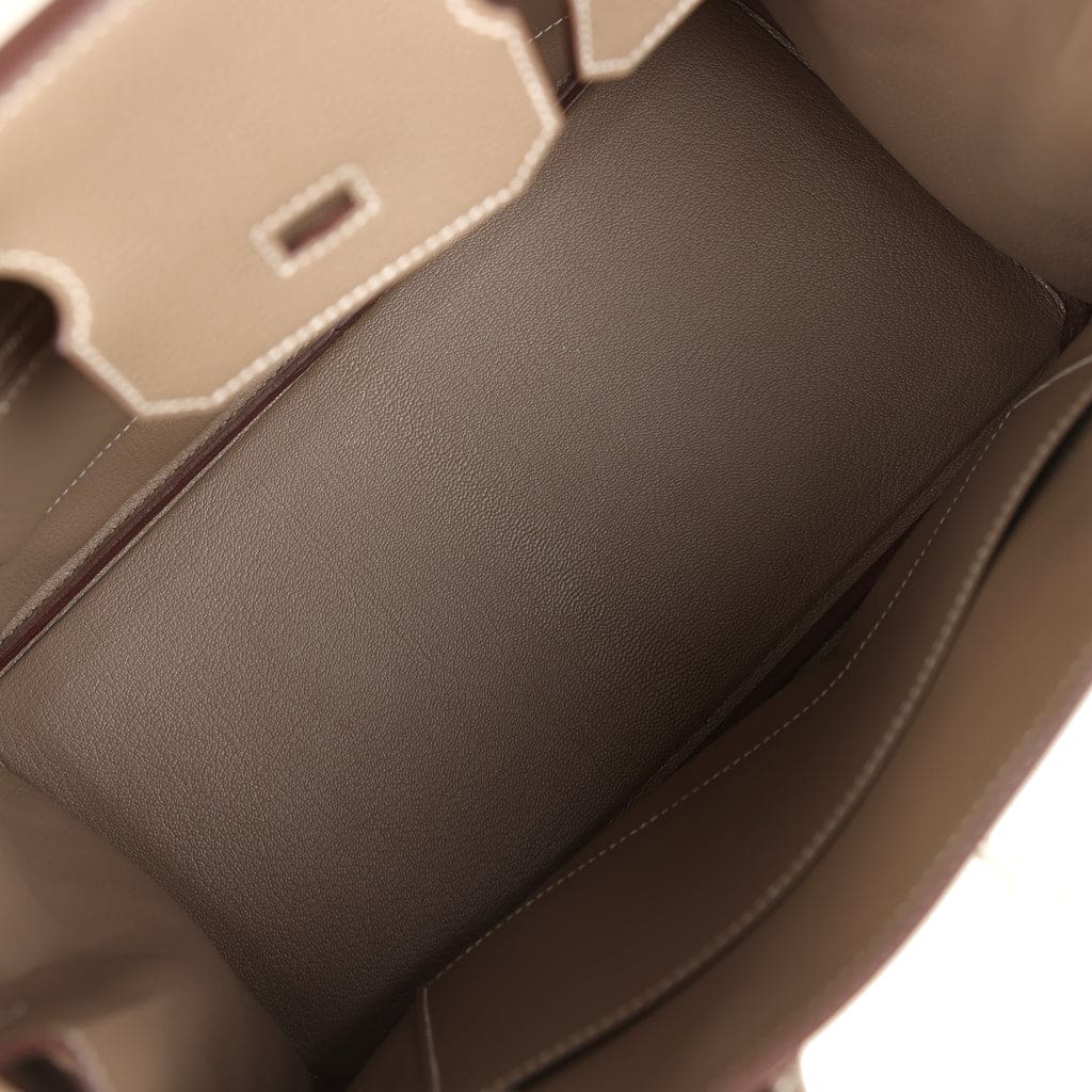 Hermès Birkin 30 Etoupe Togo Palladium Hardware