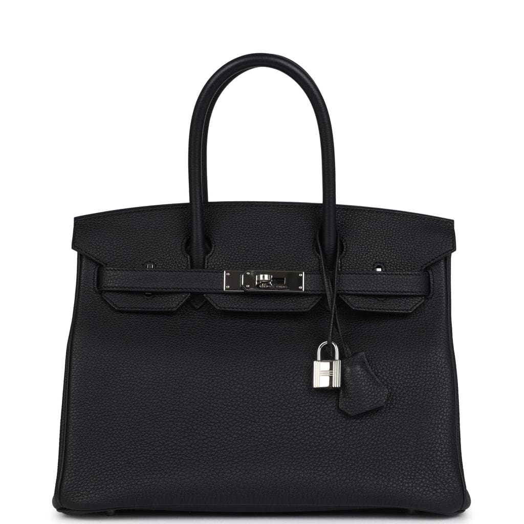 Hermès Birkin 30 Black Togo Palladium Hardware