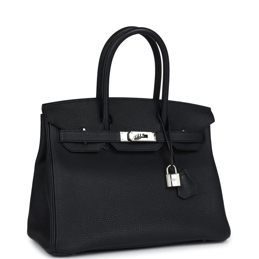 Hermès Birkin 30 Black Togo Palladium Hardware
