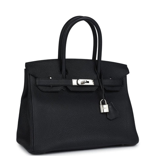 Hermès Birkin 30 Black Togo Palladium Hardware
