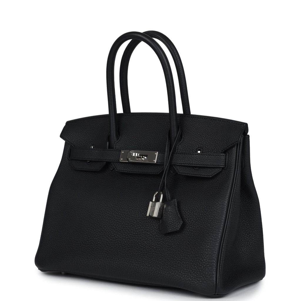 Hermès Birkin 30 Black Togo Palladium Hardware