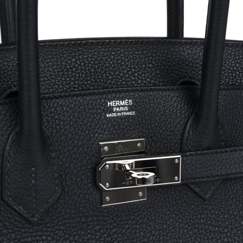 Hermès Birkin 30 Black Togo Palladium Hardware