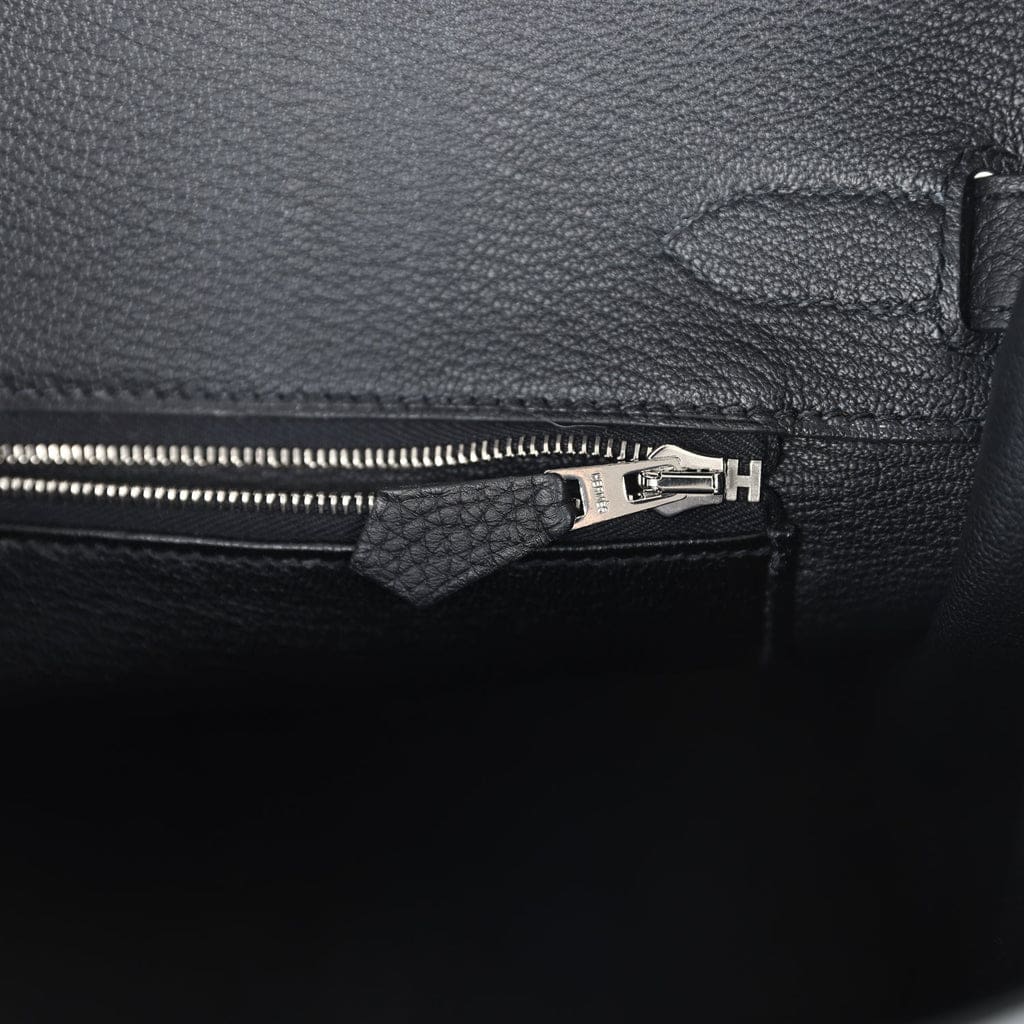 Hermès Birkin 30 Black Togo Palladium Hardware