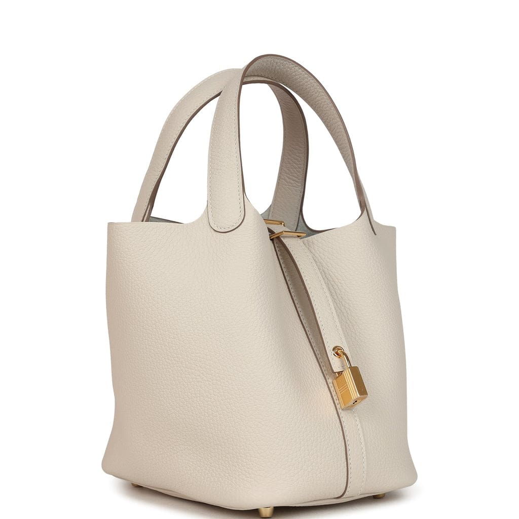 Hermès Picotin Lock 18 Craie Clemence Gold Hardware