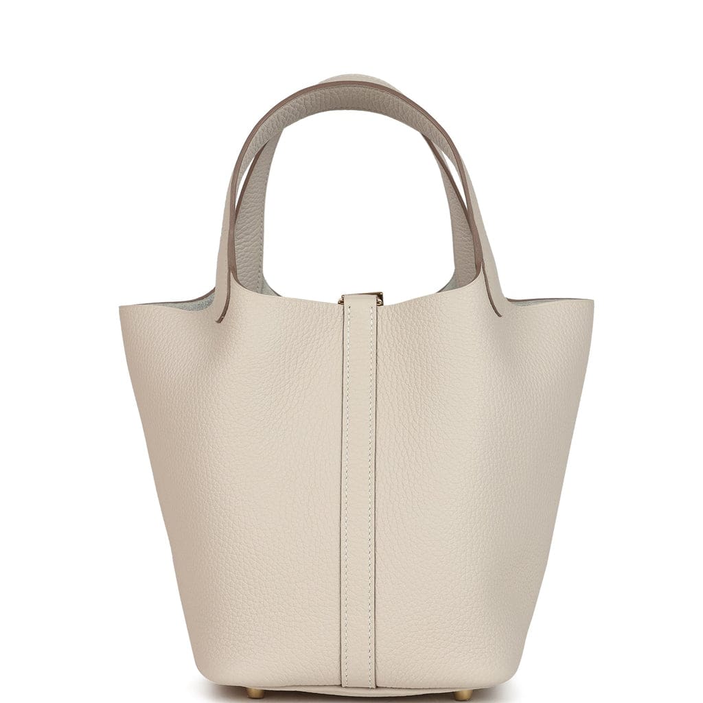 Hermès Picotin Lock 18 Craie Clemence Gold Hardware