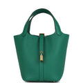 Hermès Picotin Lock 18 Vert Vertigo Clemence Gold Hardware