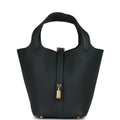 Hermès Picotin Lock 18 Vert Fonce Clemence Gold Hardware