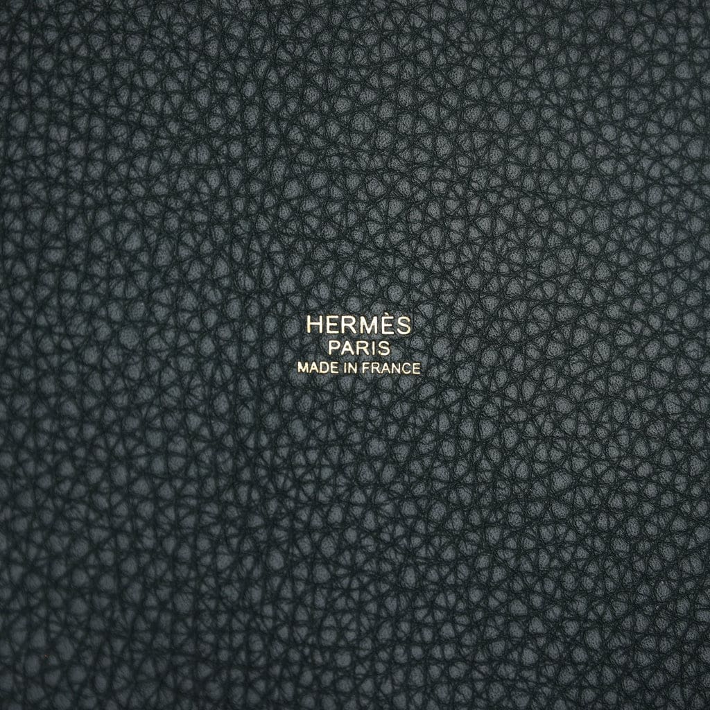 Hermès Picotin Lock 18 Vert Fonce Clemence Gold Hardware
