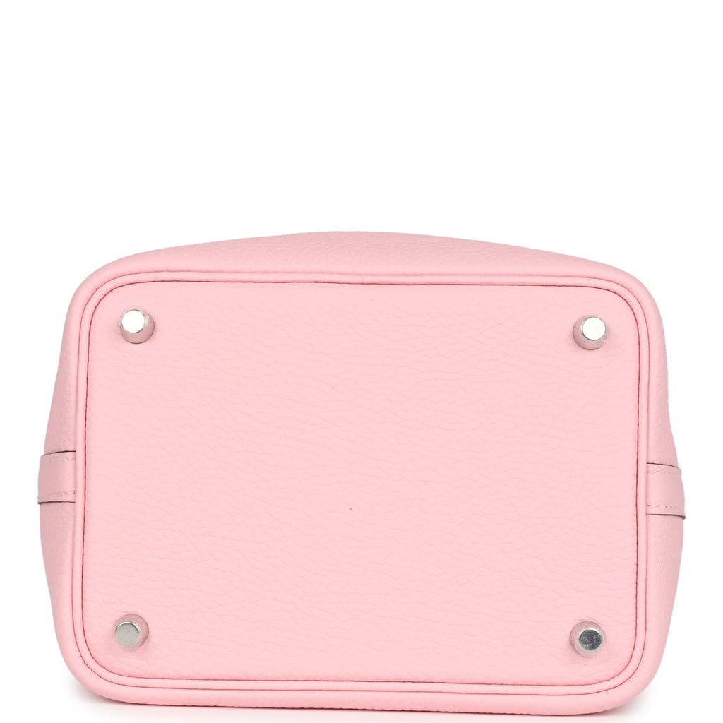 Hermès Picotin Lock 18 Rose Sakura Clemence Palladium Hardware