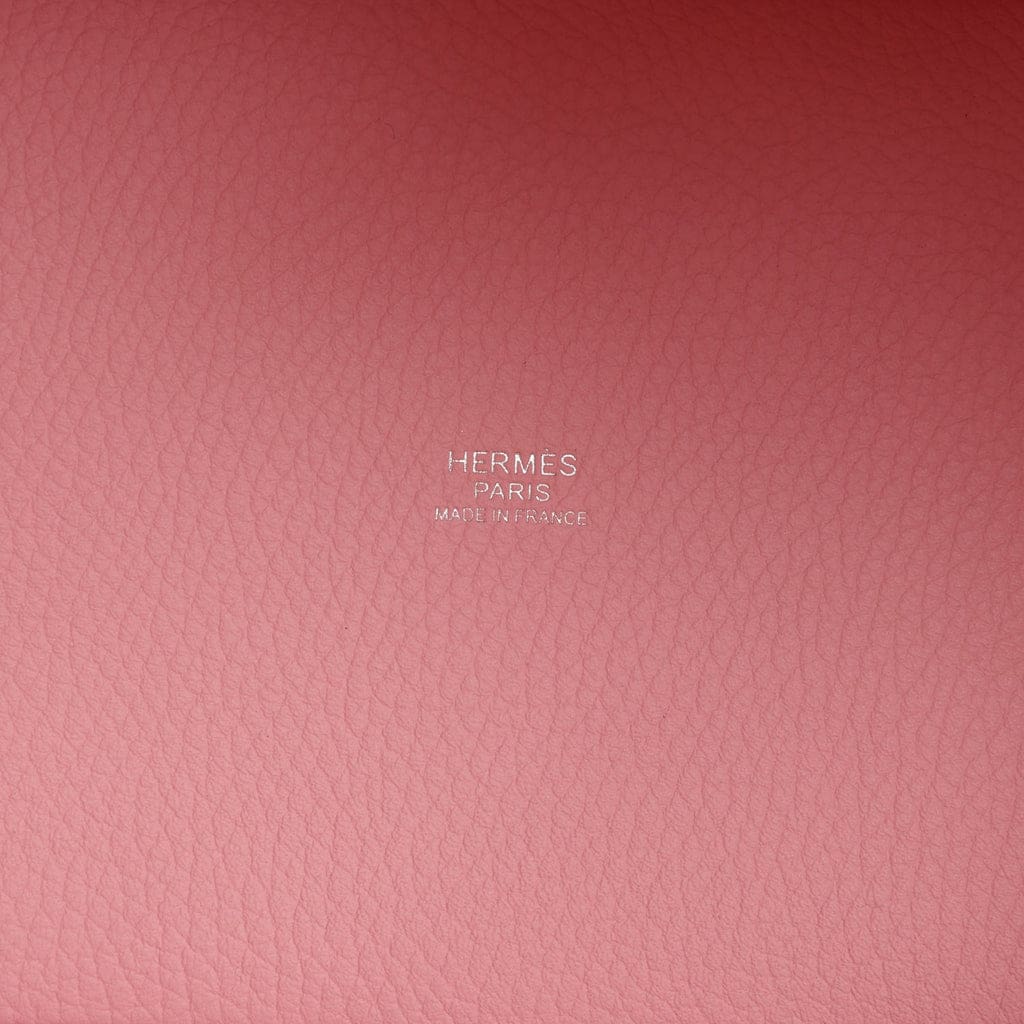 Hermès Picotin Lock 18 Rose Sakura Clemence Palladium Hardware