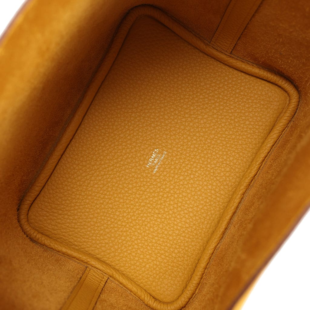 Hermès Picotin Lock 18 Jaune Ambre Clemence Gold Hardware
