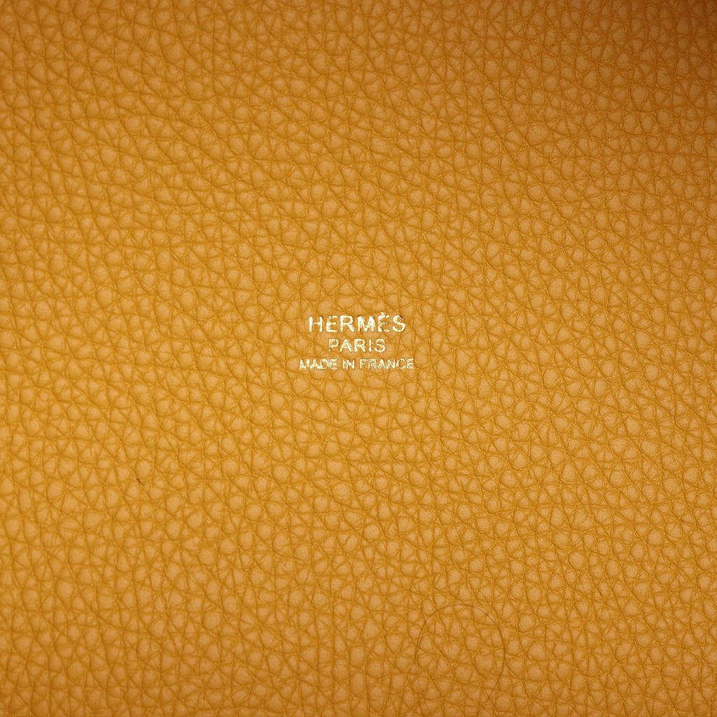 Hermès Picotin Lock 18 Jaune Ambre Clemence Gold Hardware