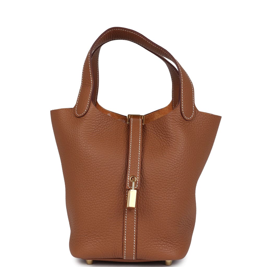 Hermès Picotin Lock 18 Gold Clemence Gold Hardware