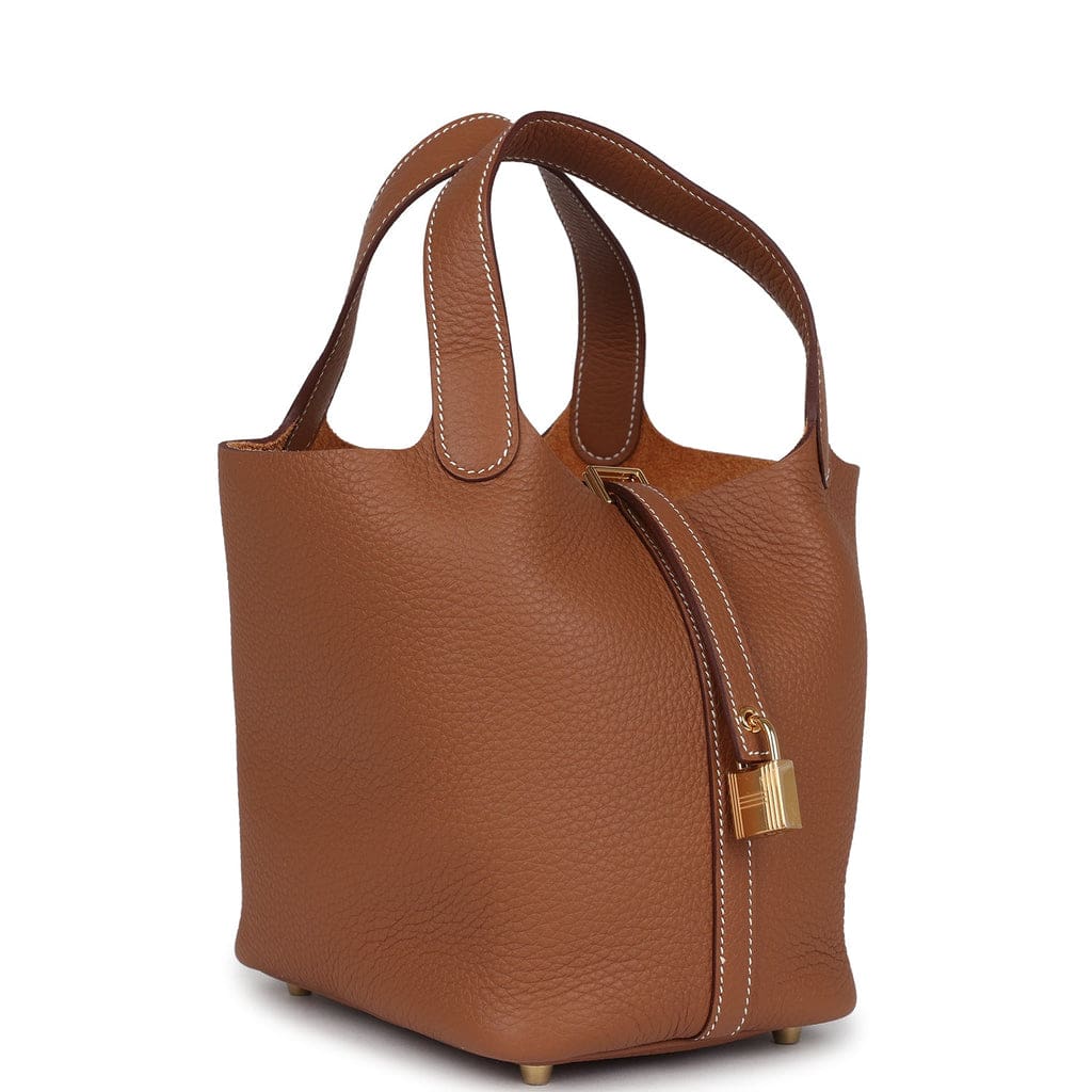Hermès Picotin Lock 18 Gold Clemence Gold Hardware