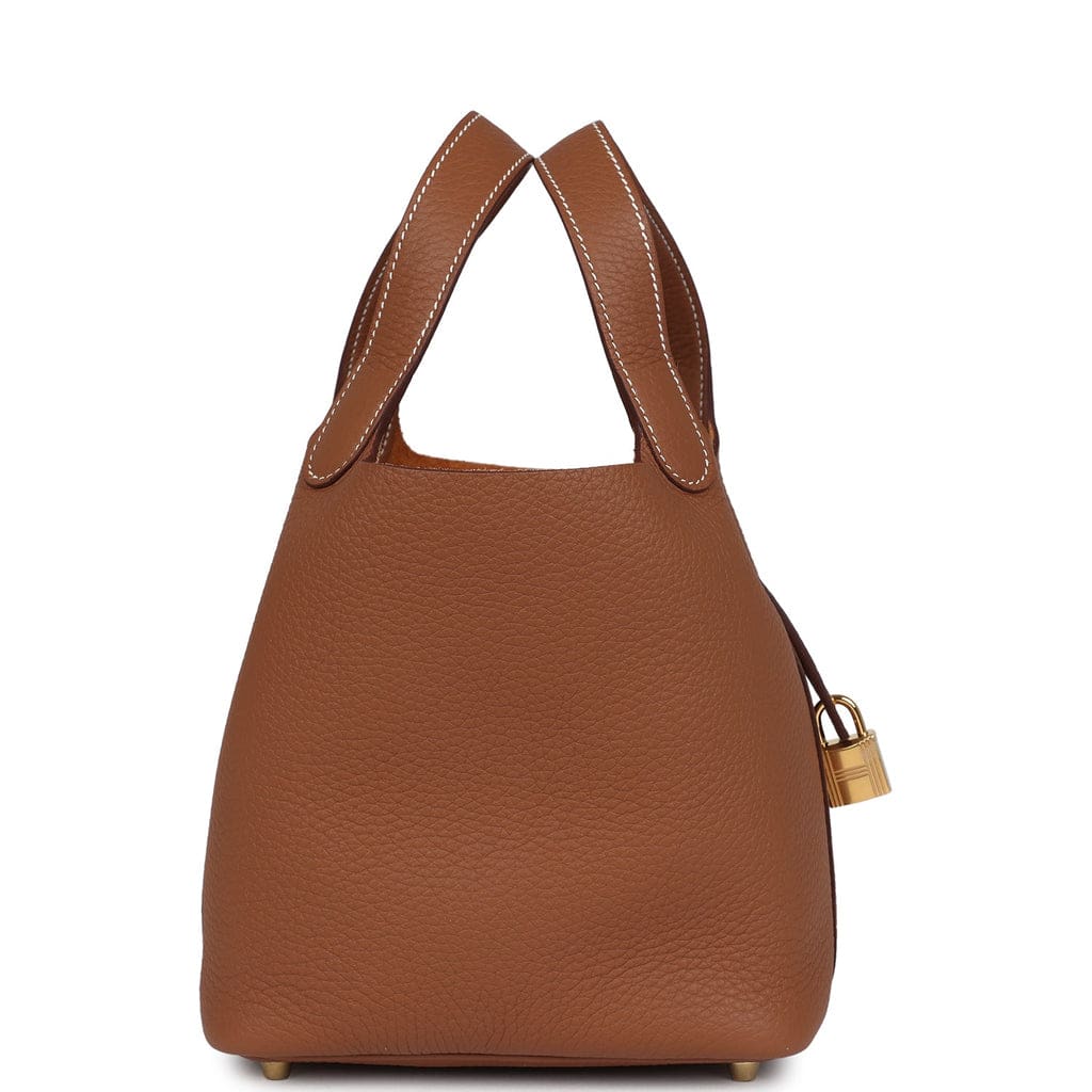 Hermès Picotin Lock 18 Gold Clemence Gold Hardware