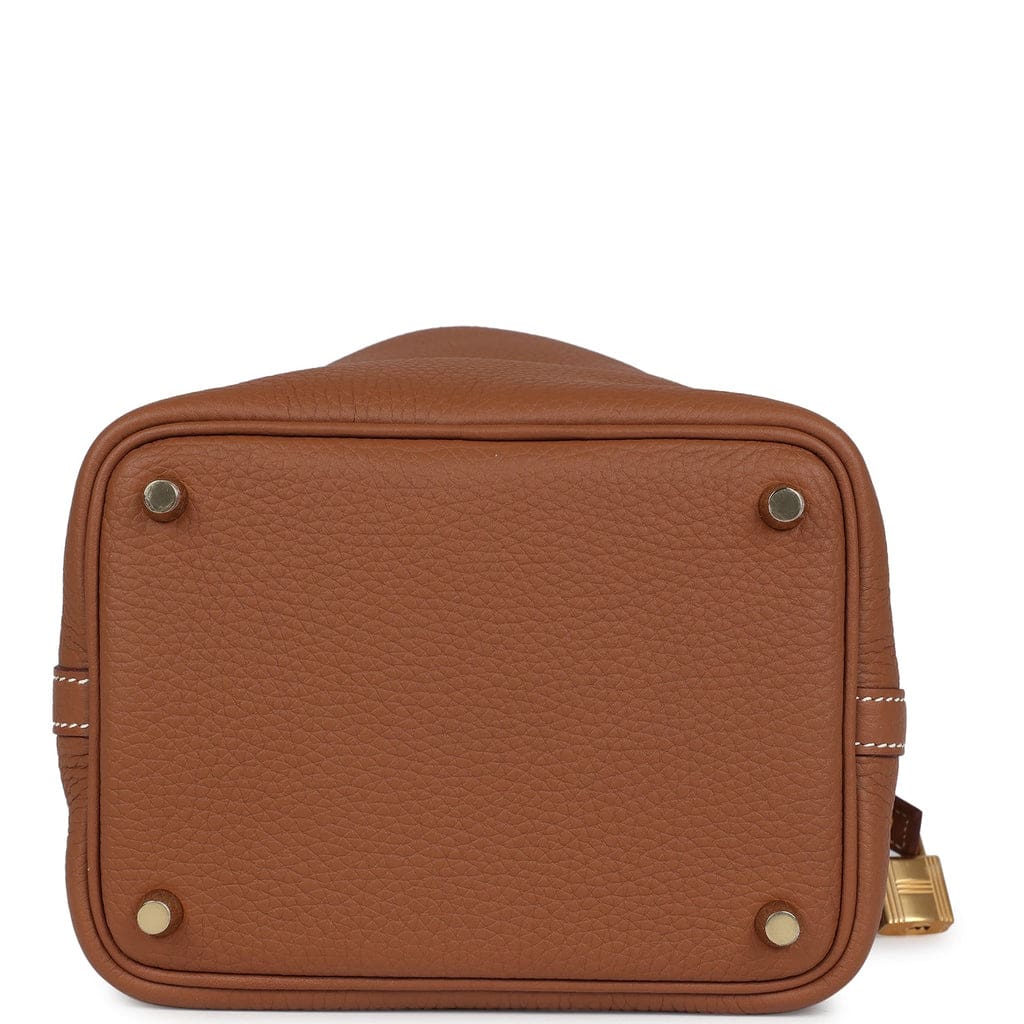 Hermès Picotin Lock 18 Gold Clemence Gold Hardware
