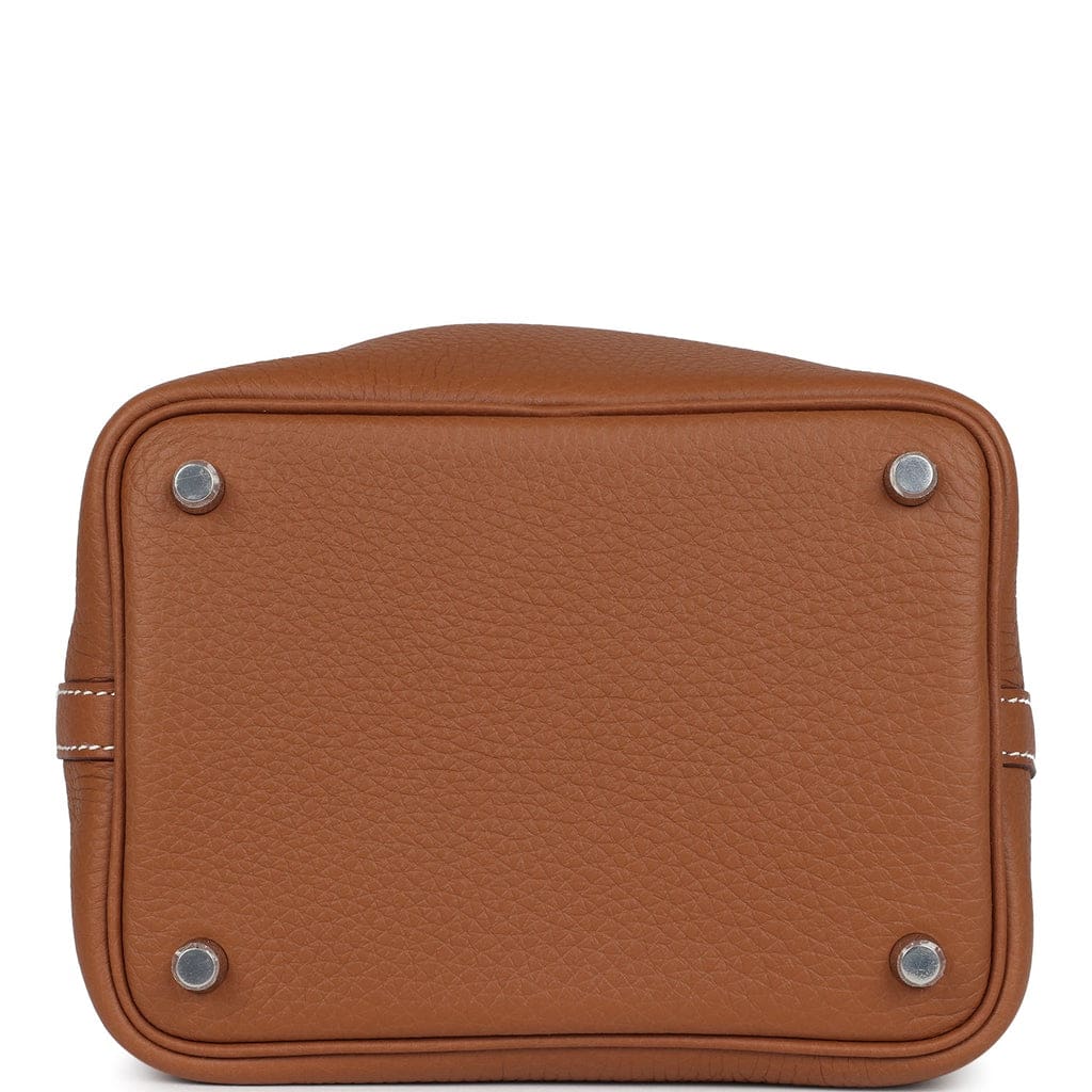 Hermès Picotin Lock 18 Eclat Gold and Rose Sakura Clemence Palladium Hardware