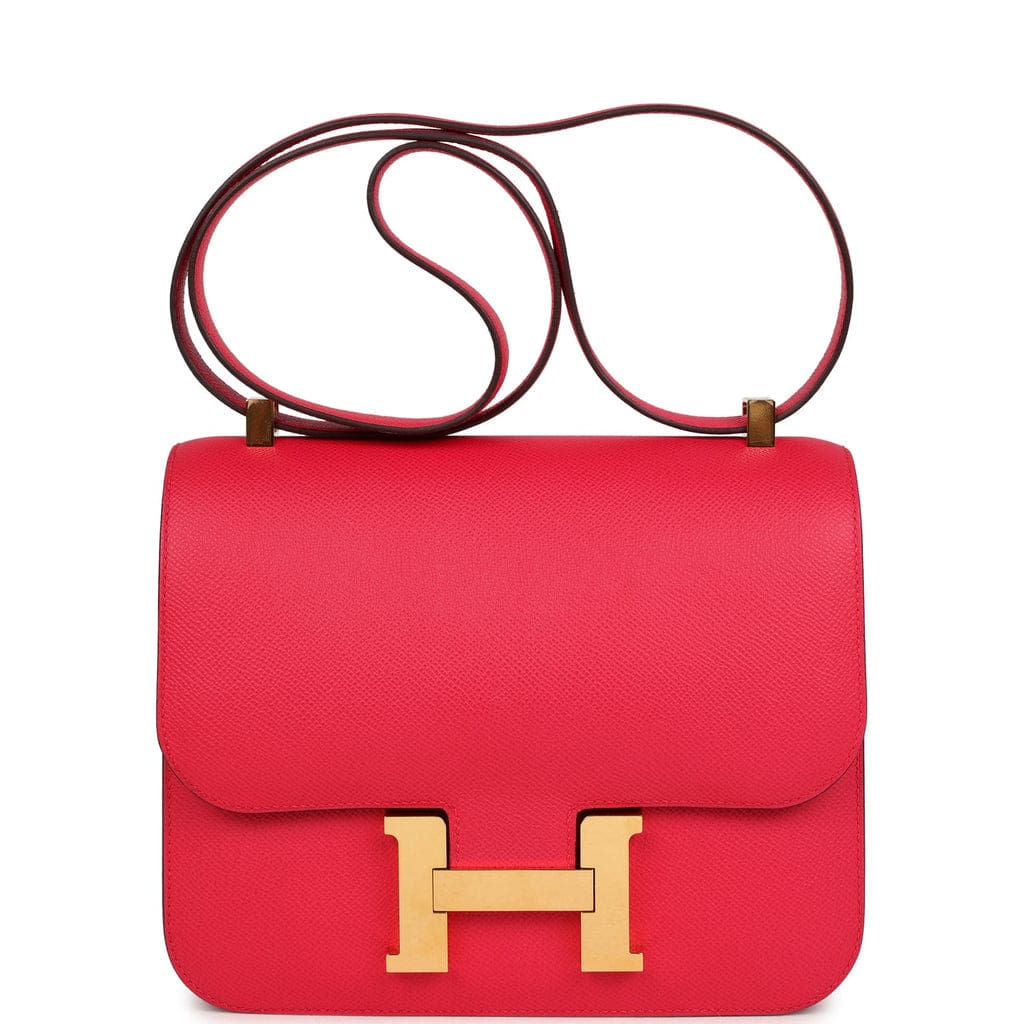 Hermès Constance 24 Rose Extreme Epsom Gold Hardware