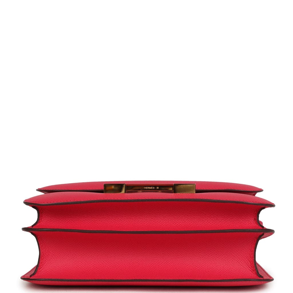 Hermès Constance 24 Rose Extreme Epsom Gold Hardware