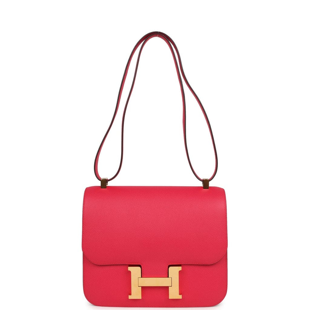 Hermès Constance 24 Rose Extreme Epsom Gold Hardware