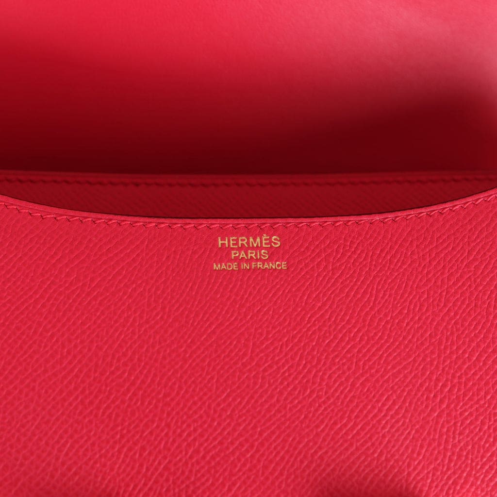 Hermès Constance 24 Rose Extreme Epsom Gold Hardware
