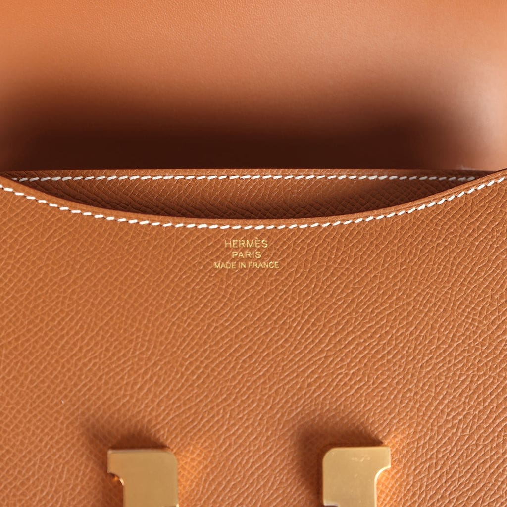 Hermès Constance 18 Gold Epsom Gold Hardware