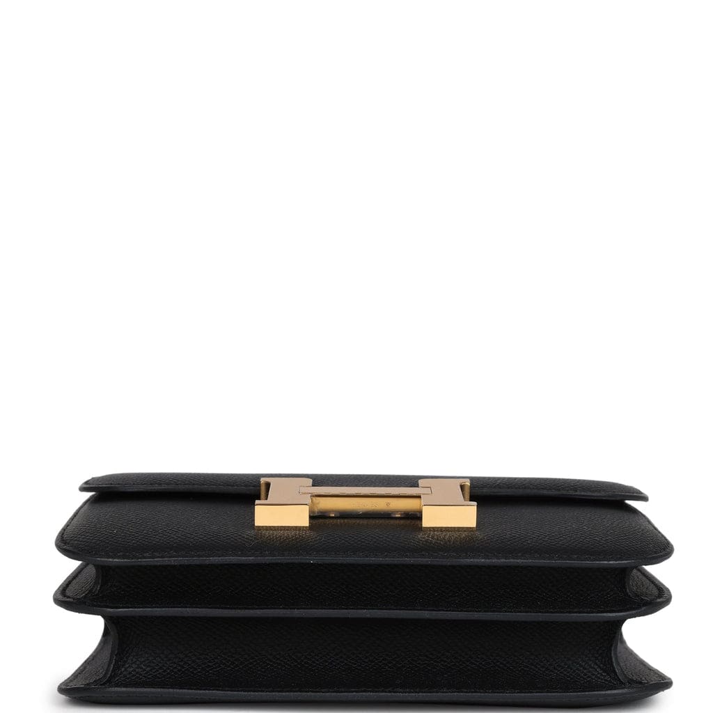 Hermès Constance 18 Black Epsom Gold Hardware