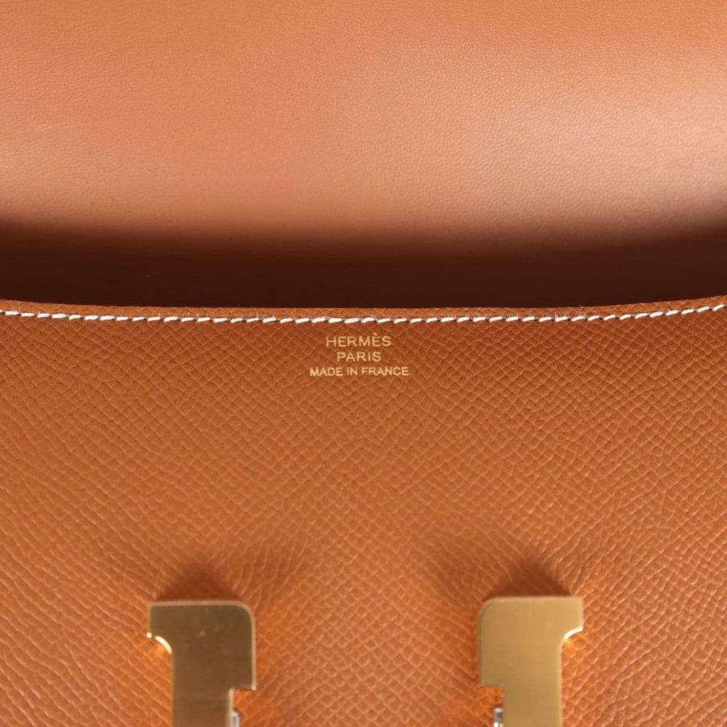 Hermès Constance Elan Gold Epsom Gold Hardware