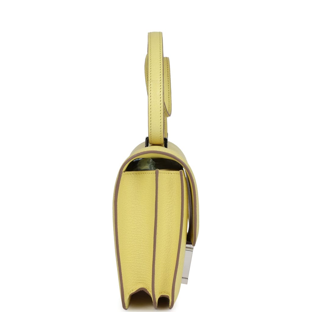 Hermès Constance 18 Limoncello Chevre Mysore Palladium Hardware