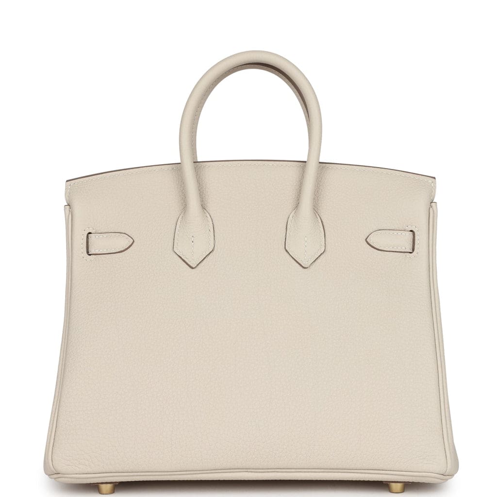 Hermès Birkin 25 Craie Togo Gold Hardware