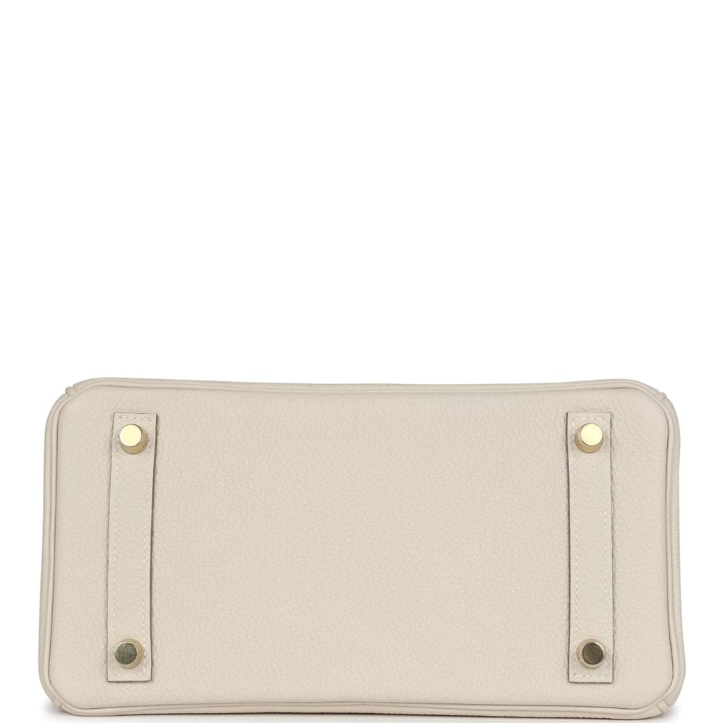 Hermès Birkin 25 Craie Togo Gold Hardware
