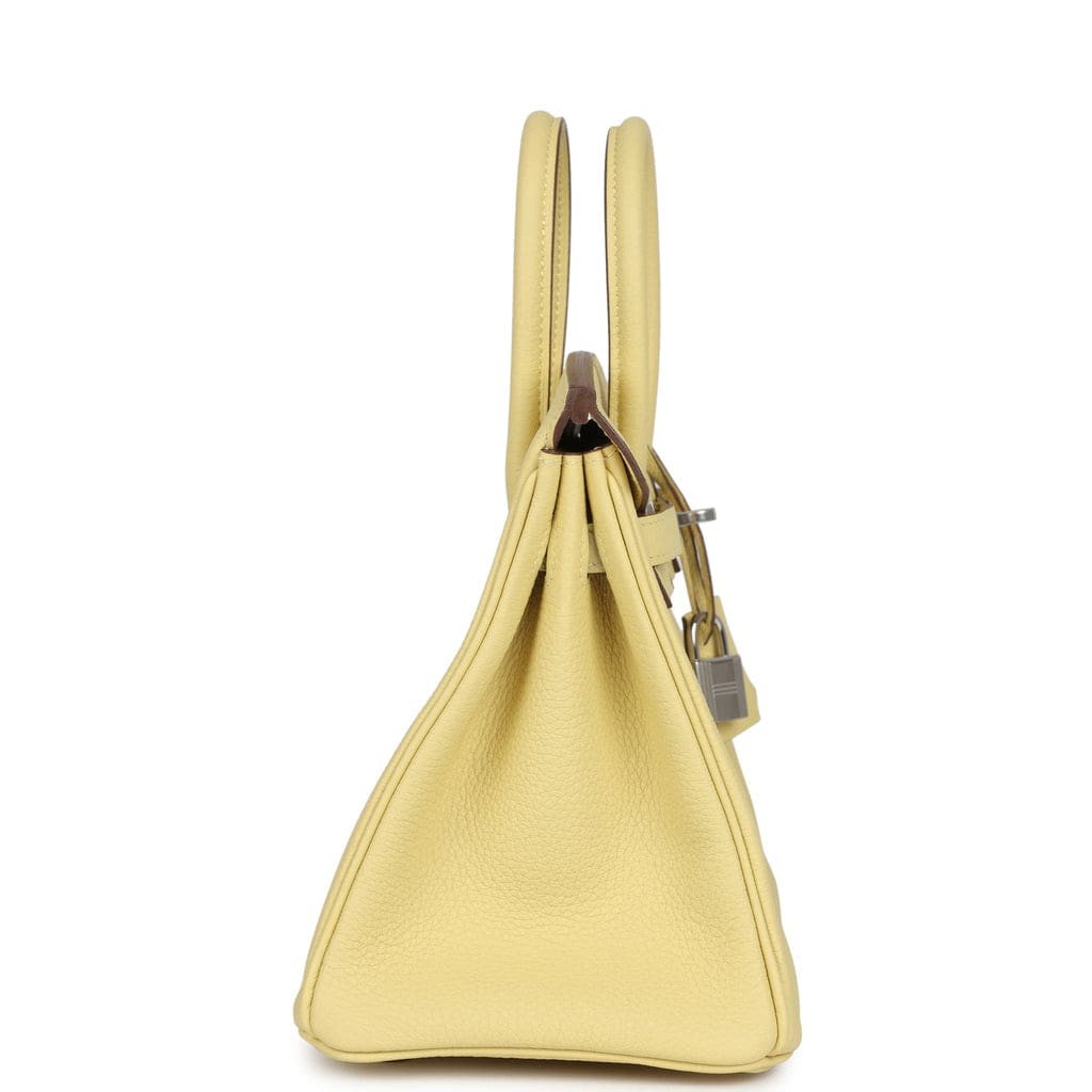 Hermès Birkin 25 Jaune Poussin Togo Palladium Hardware