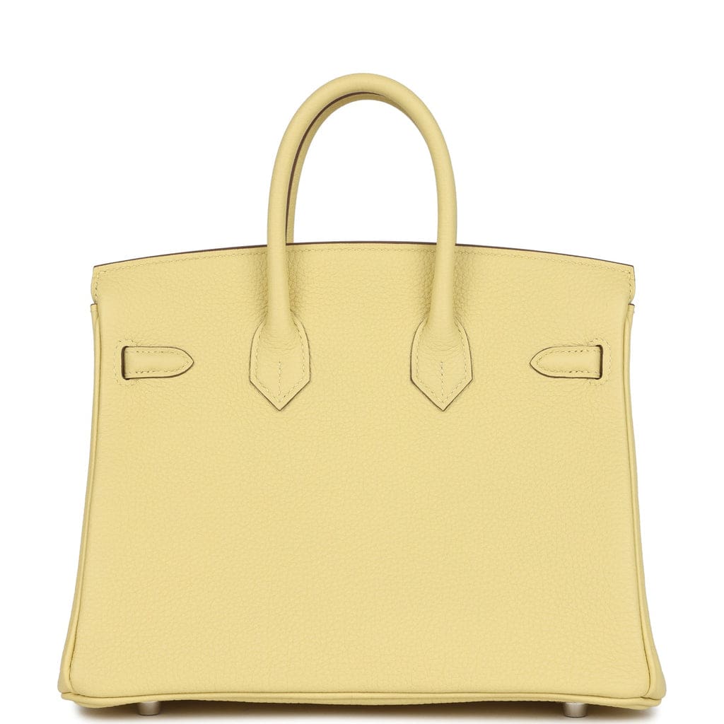 Hermès Birkin 25 Jaune Poussin Togo Palladium Hardware