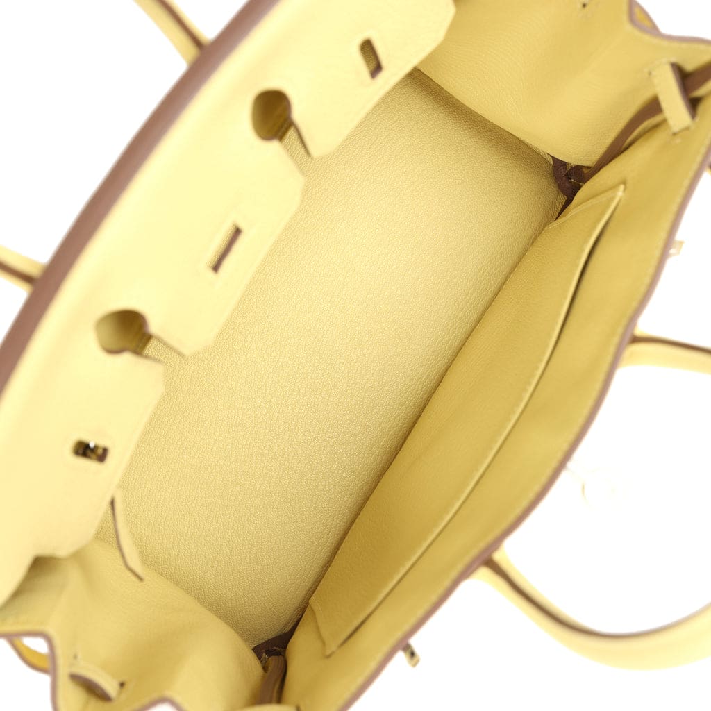 Hermès Birkin 25 Jaune Poussin Togo Palladium Hardware