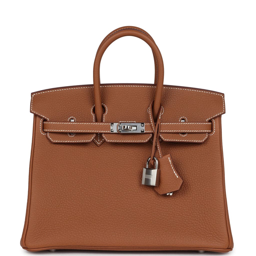 Hermès Birkin 25 Gold Togo Palladium Hardware