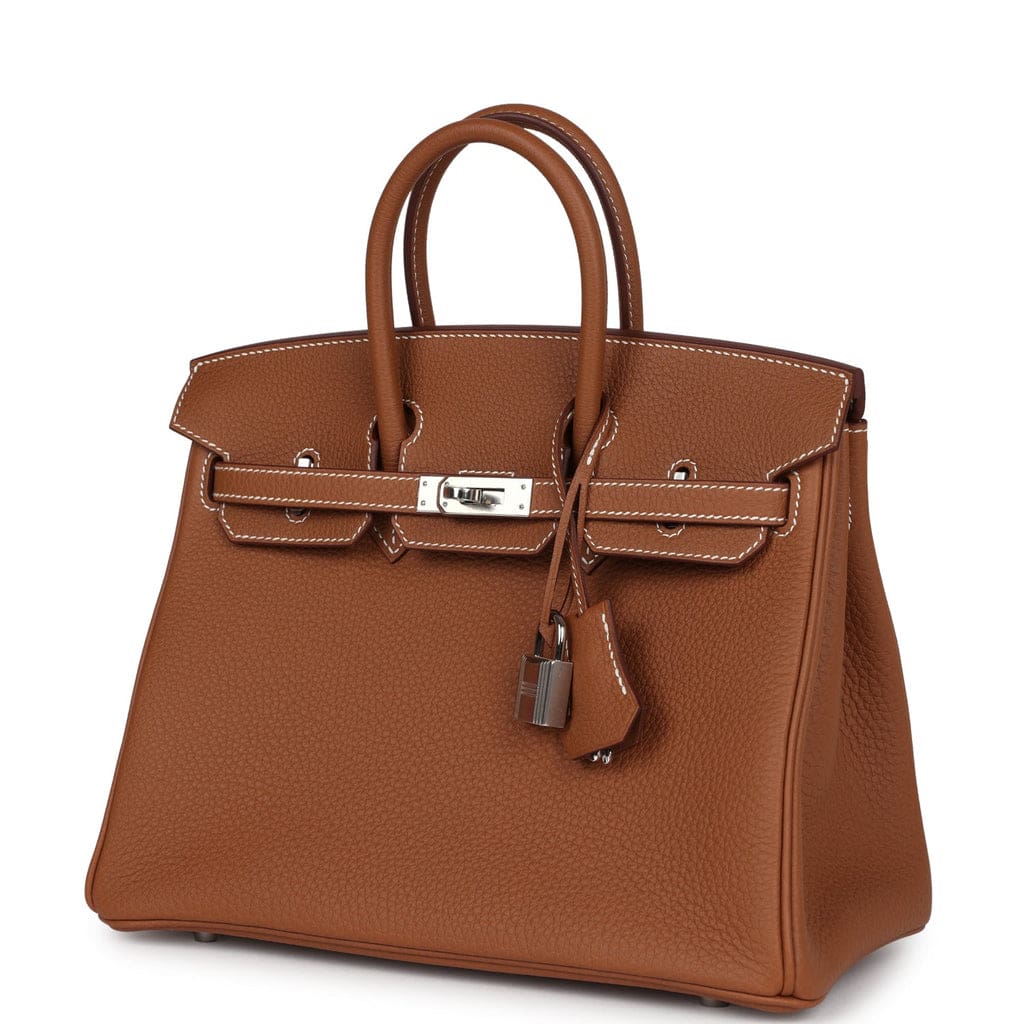 Hermès Birkin 25 Gold Togo Palladium Hardware