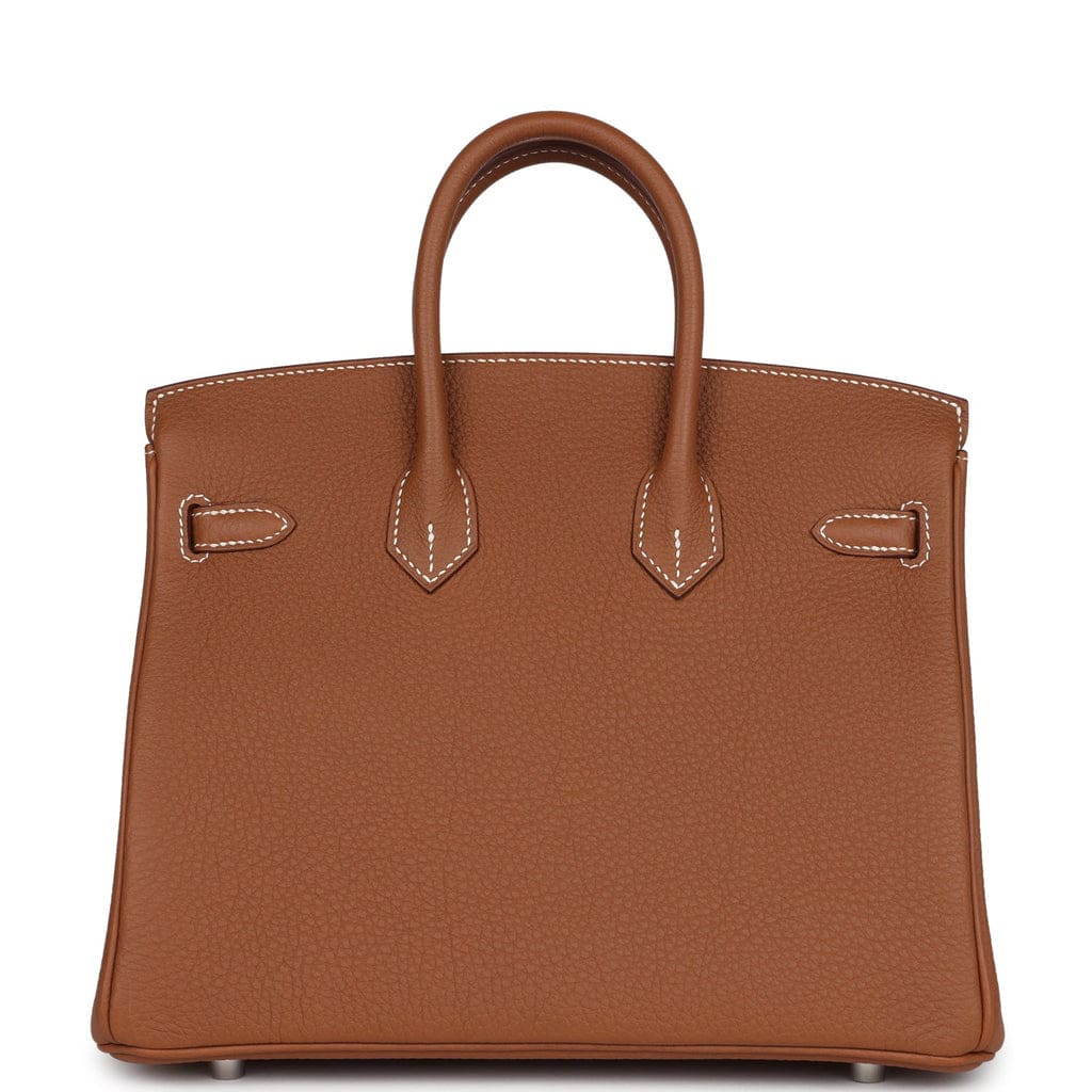 Hermès Birkin 25 Gold Togo Palladium Hardware
