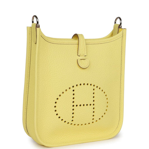 Hermès Evelyne TPM Limoncello Clemence Palladium Hardware