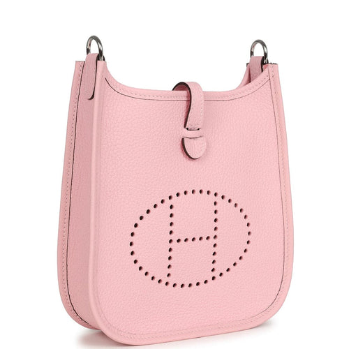 Hermès Evelyne TPM Rose Sakura Clemence Palladium Hardware
