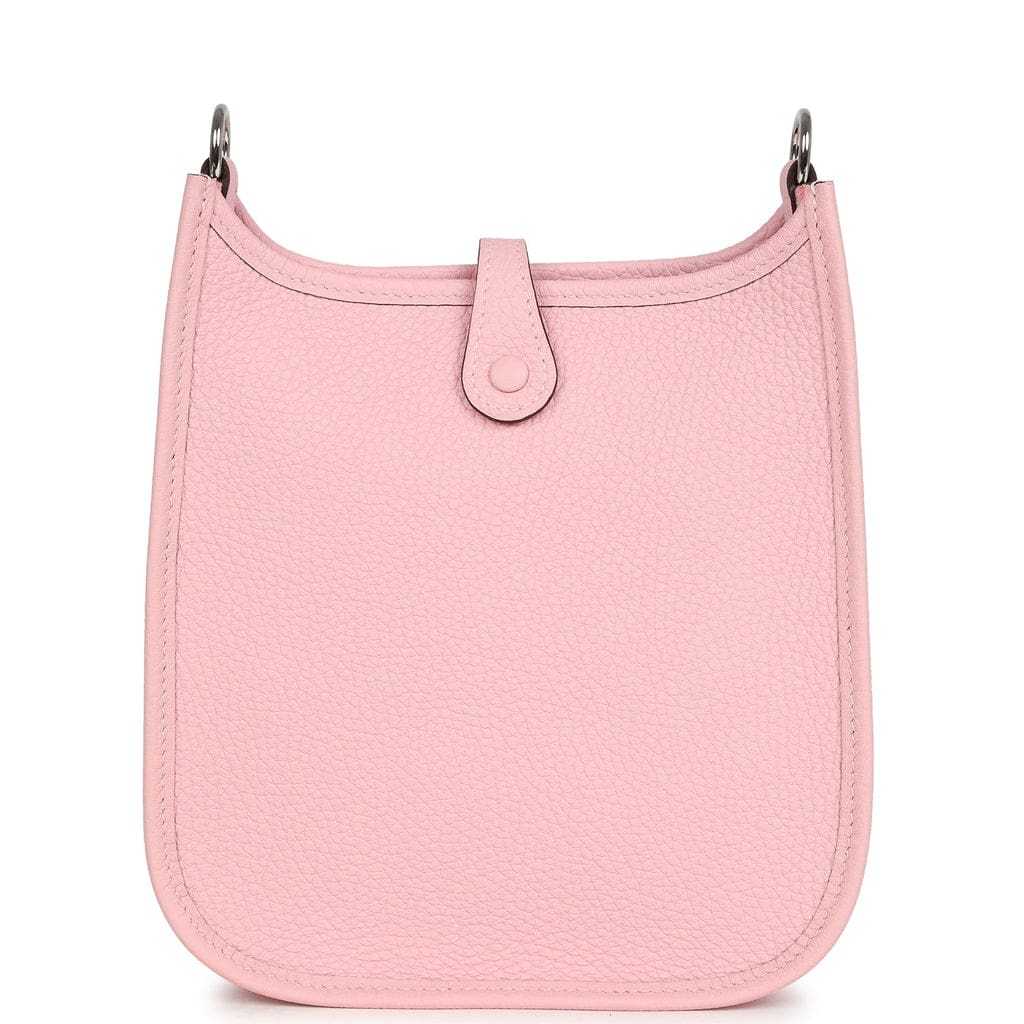 Hermès Evelyne TPM Rose Sakura Clemence Palladium Hardware
