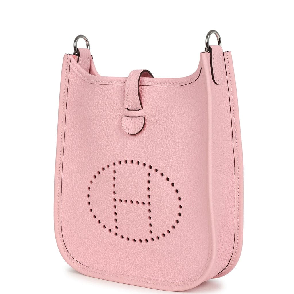 Hermès Evelyne TPM Rose Sakura Clemence Palladium Hardware