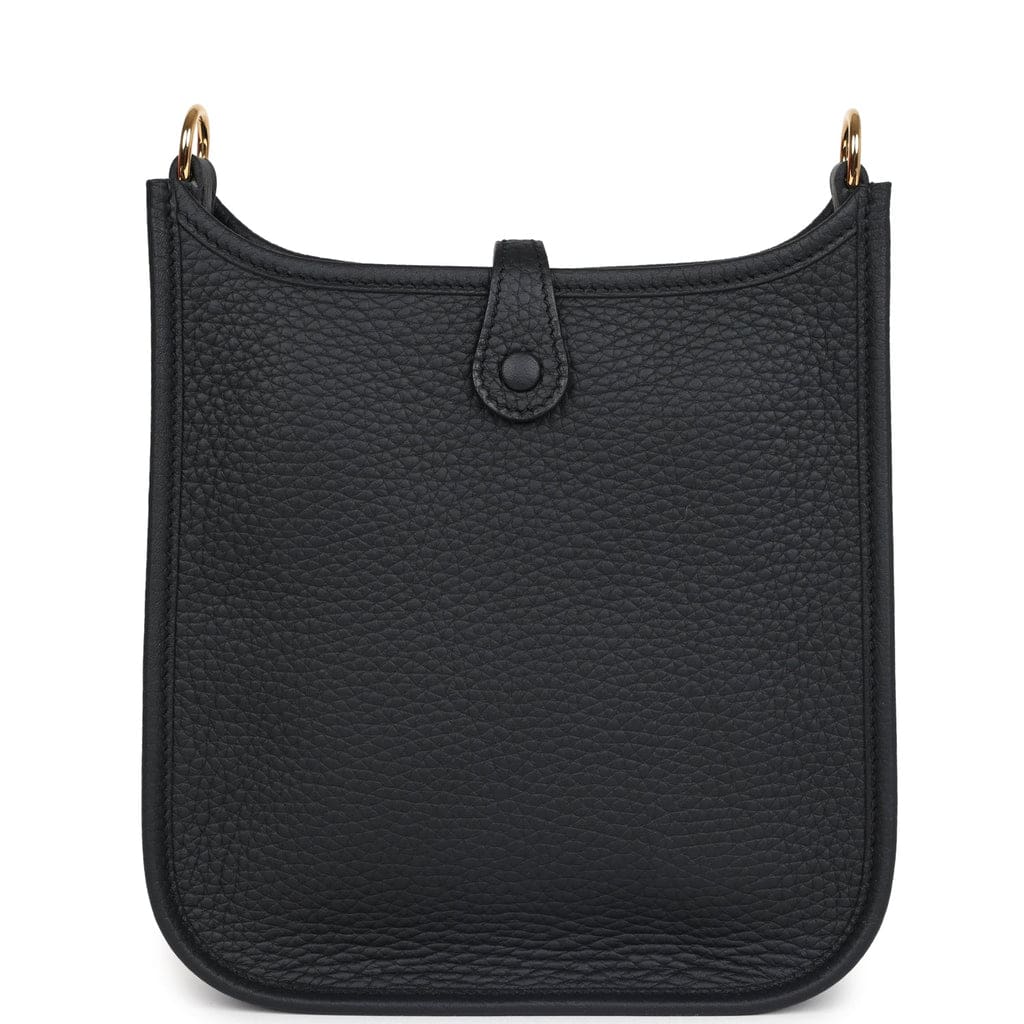 Hermès Evelyne TPM Black Clemence Gold Hardware