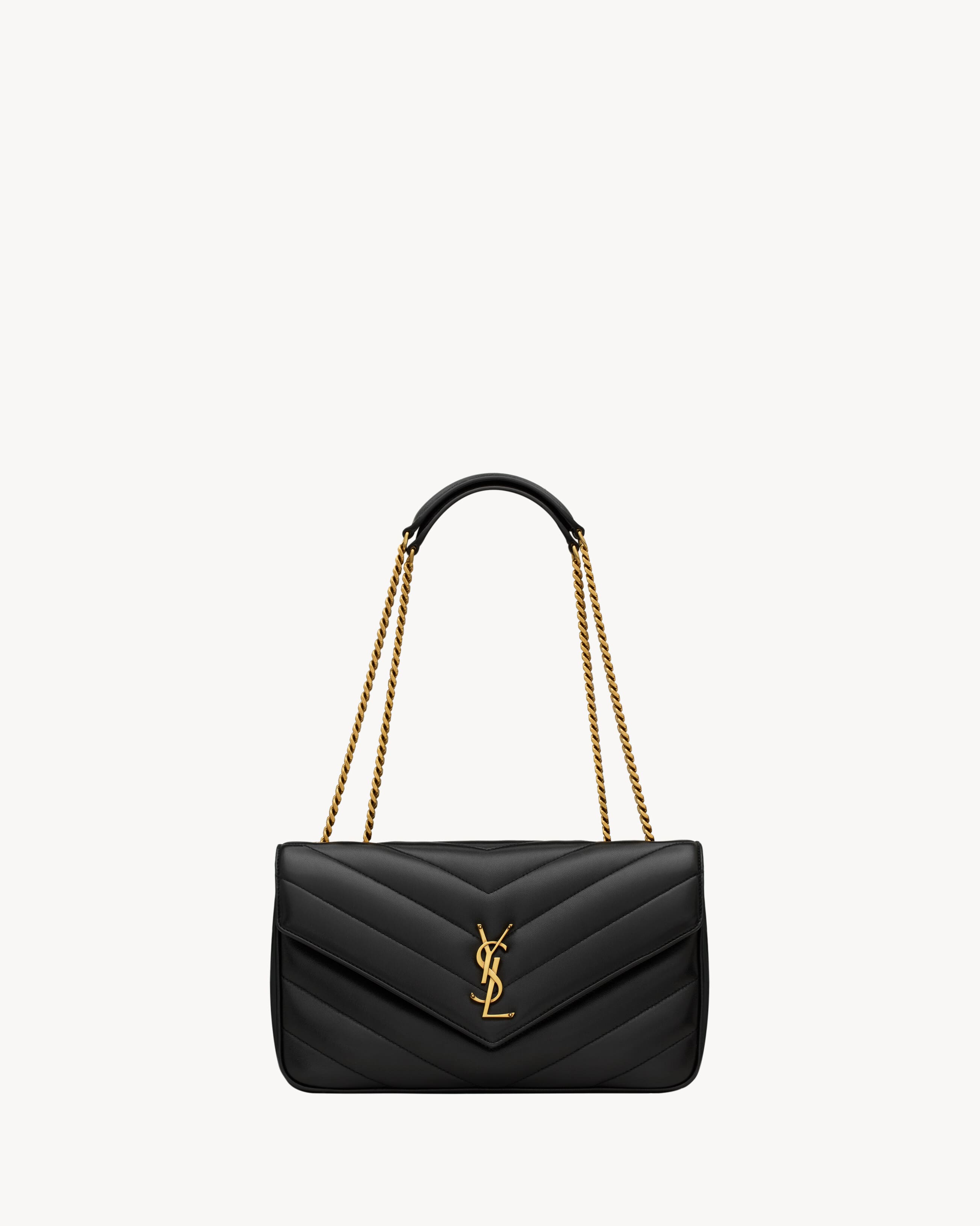 SAINT LAURENT LOULOU medium in MATELASSÉ lambskin