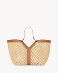 Saint Laurent Y tote in raffia