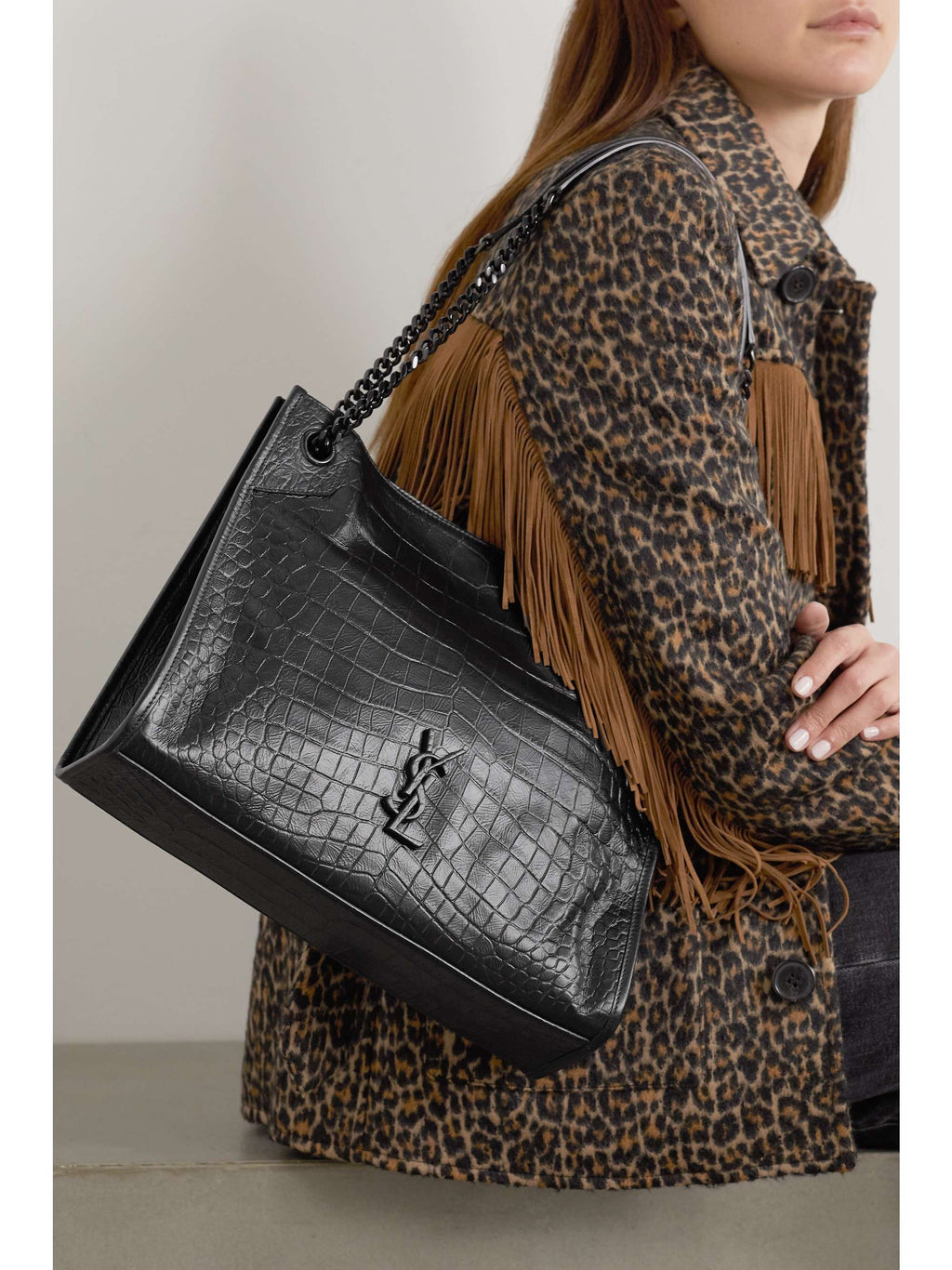 SAINT LAURENT Niki shopping bag