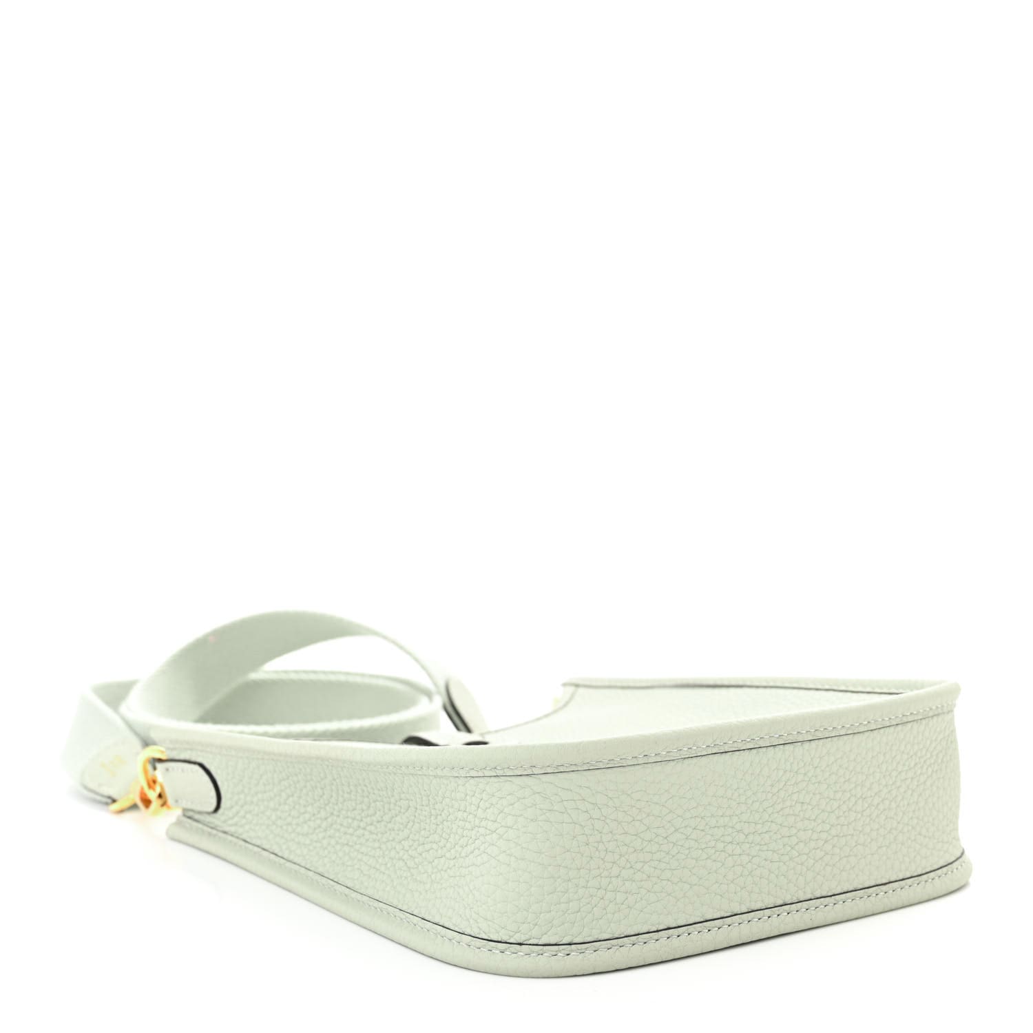 HERMÈS   Taurillon Clemence Amazone Evelyne TPM Gris Neve