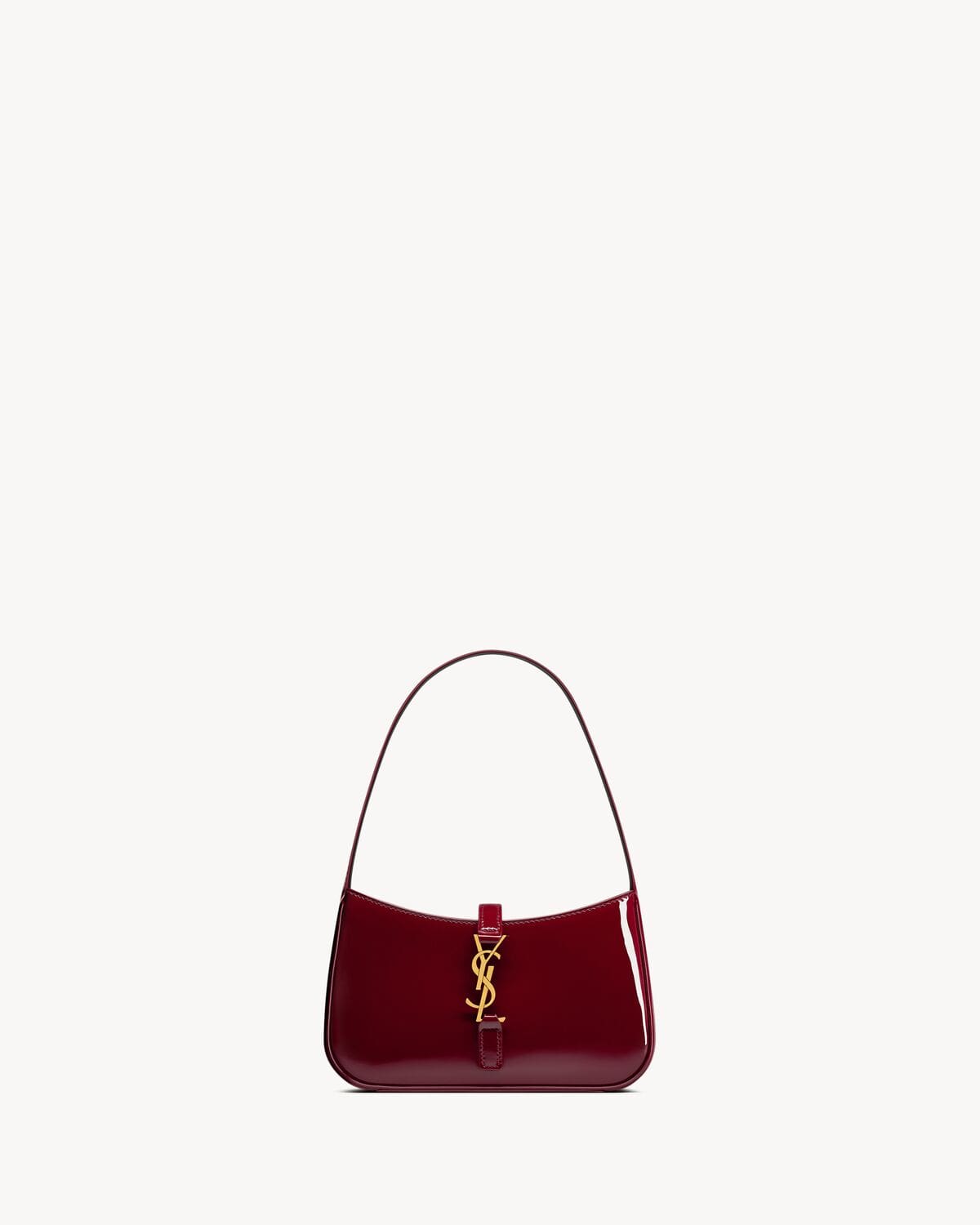 SAINT LAURENTmini LE 5 À 7 in patent leather
